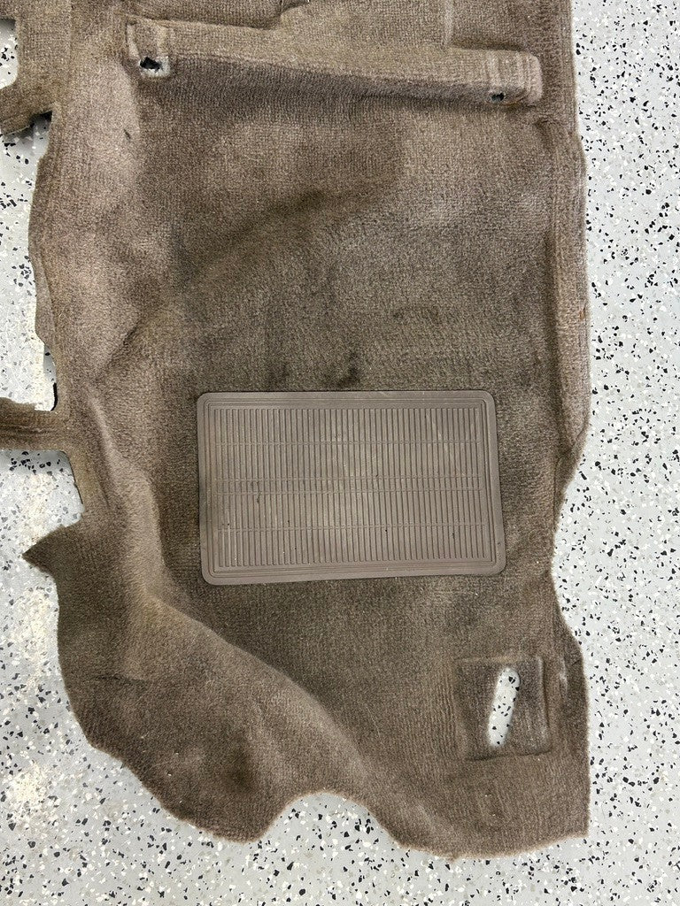 1994 Toyota 4Runner  Front Cabin Carpet Mat Beige OEM 58510-35450-E2