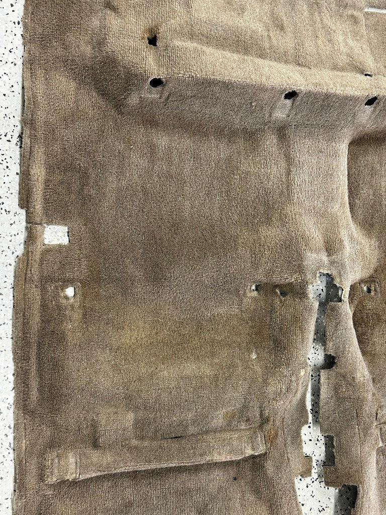 1994 Toyota 4Runner  Front Cabin Carpet Mat Beige OEM 58510-35450-E2