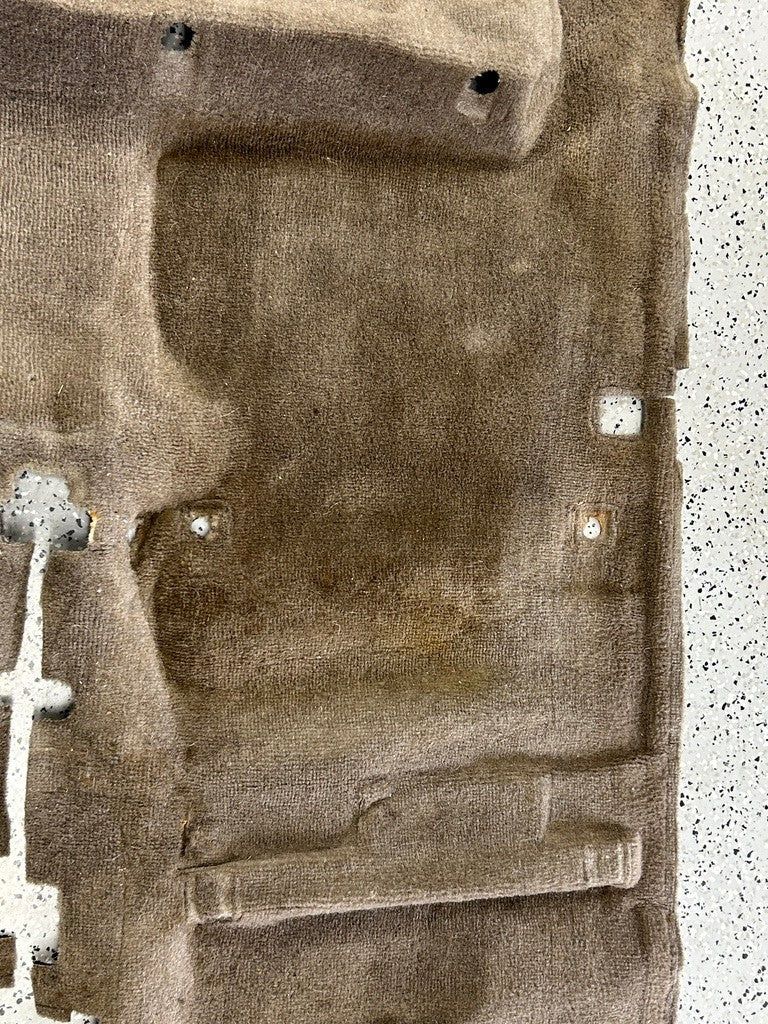 1994 Toyota 4Runner  Front Cabin Carpet Mat Beige OEM 58510-35450-E2