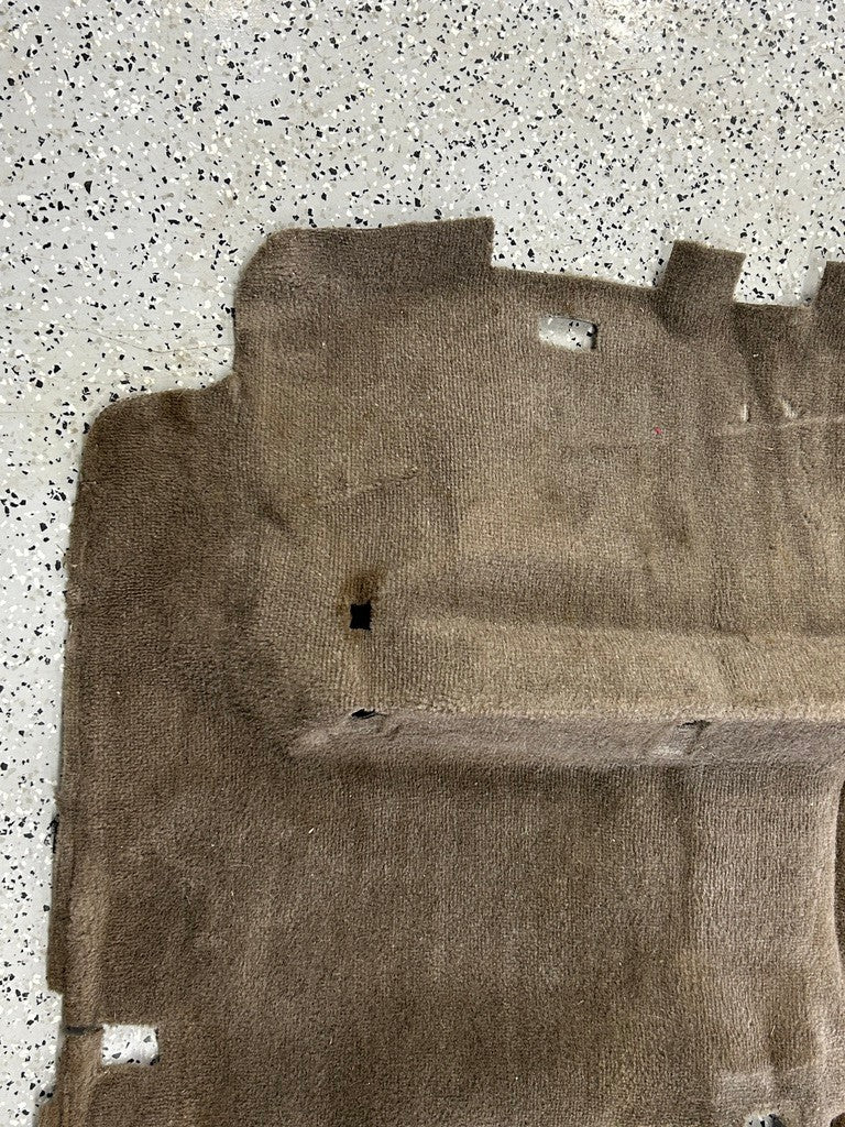1994 Toyota 4Runner  Front Cabin Carpet Mat Beige OEM 58510-35450-E2