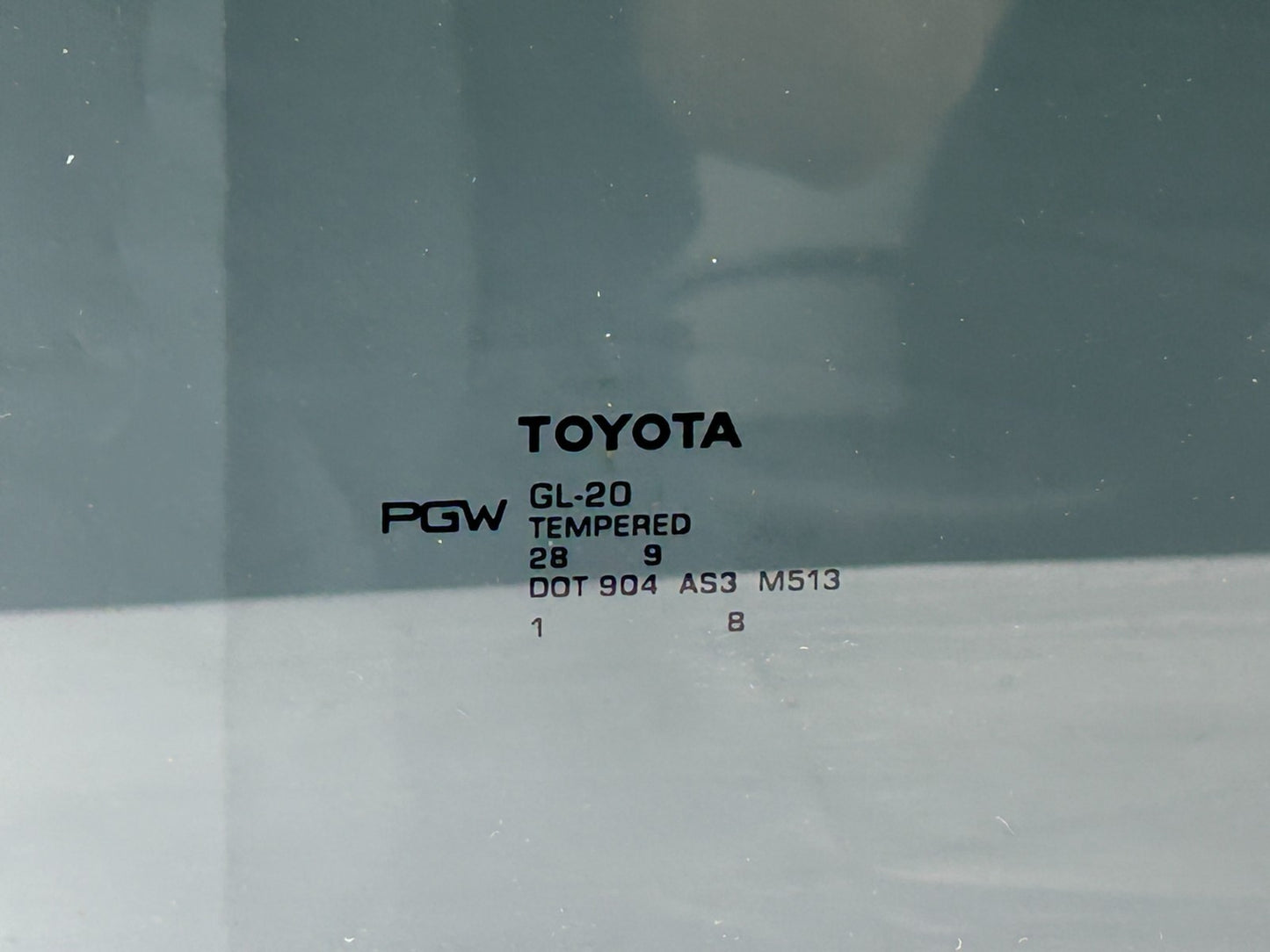 2011-2014 Toyota Sienna Rear Right Passenger Side Door Window Glass 62750-08050