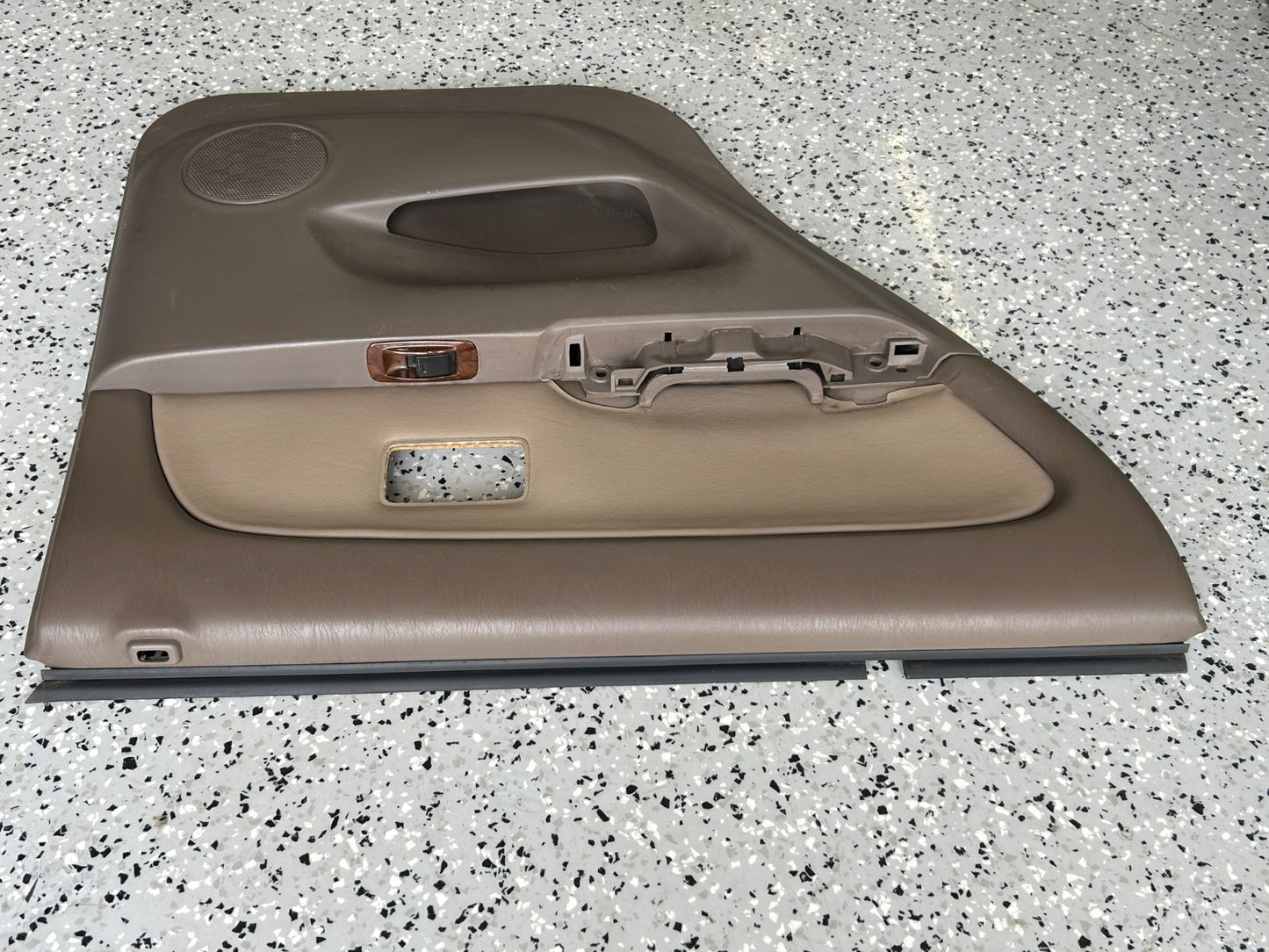 1996-1998 Toyota 4Runner Interior Rear Left Side Door Trim Panel Brown OEM