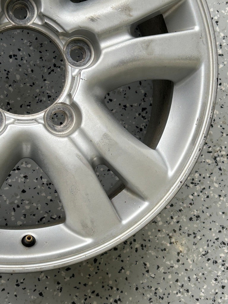 2003-2004 Lexus LX470 18x8 Aluminum Alloy Silver 5 Spoke OEM