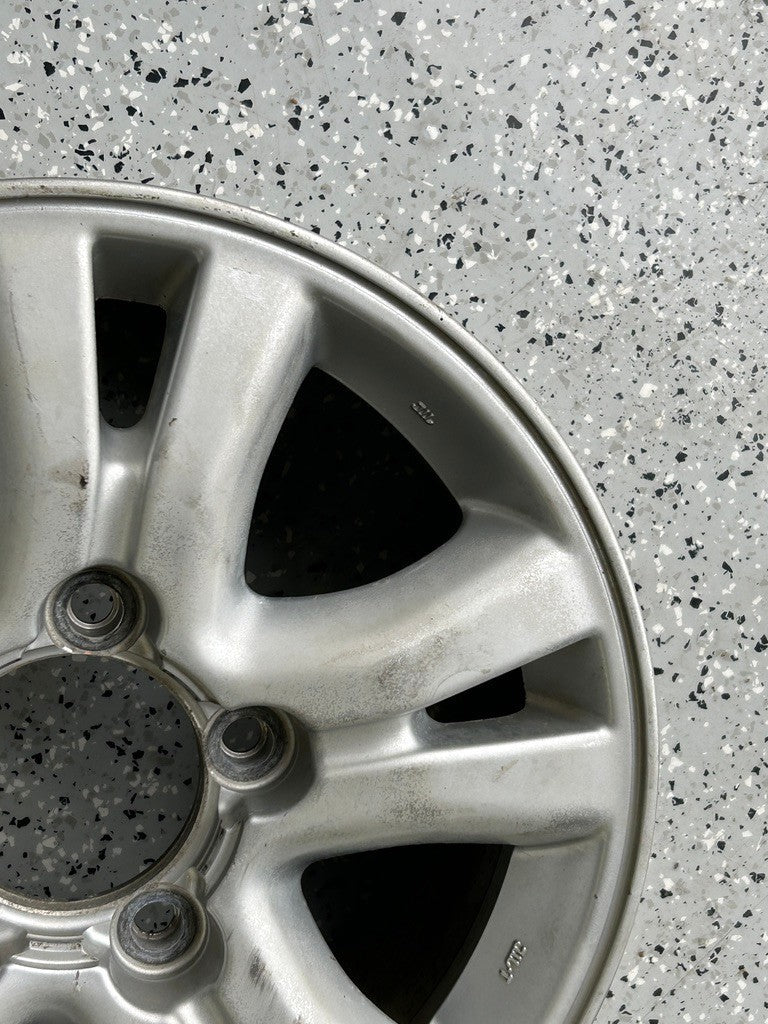 2003-2004 Lexus LX470 18x8 Aluminum Alloy Silver 5 Spoke OEM