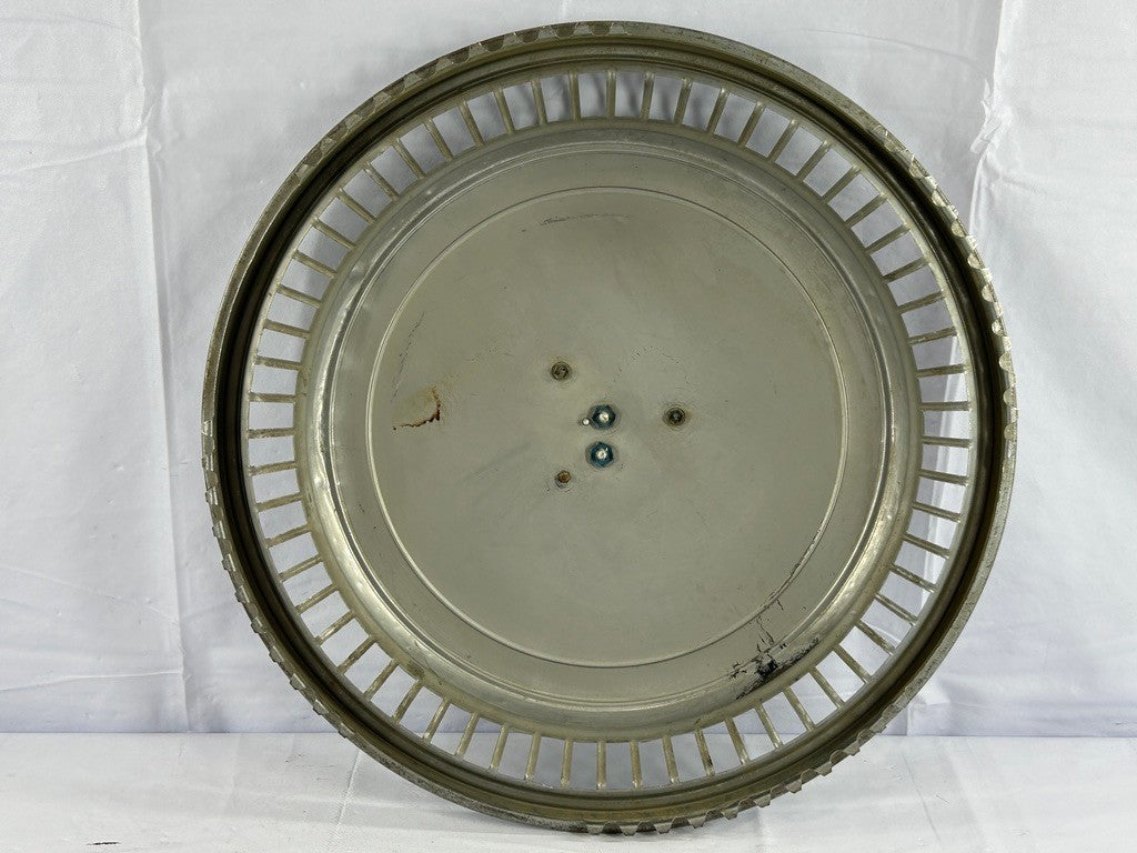 1970s Cadillac Eldorado Hubcap Yellow OEM