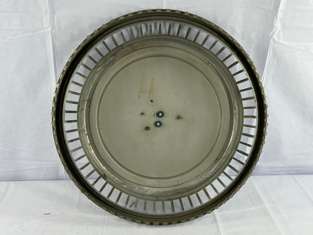 1970s Cadillac Eldorado Hubcap Yellow OEM