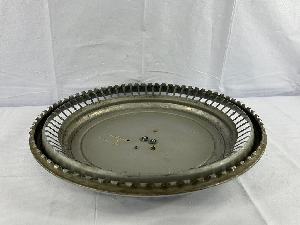 1970s Cadillac Eldorado Hubcap Yellow OEM