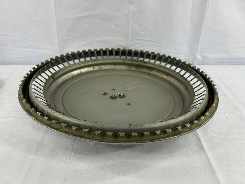1970s Cadillac Eldorado Hubcap Yellow OEM