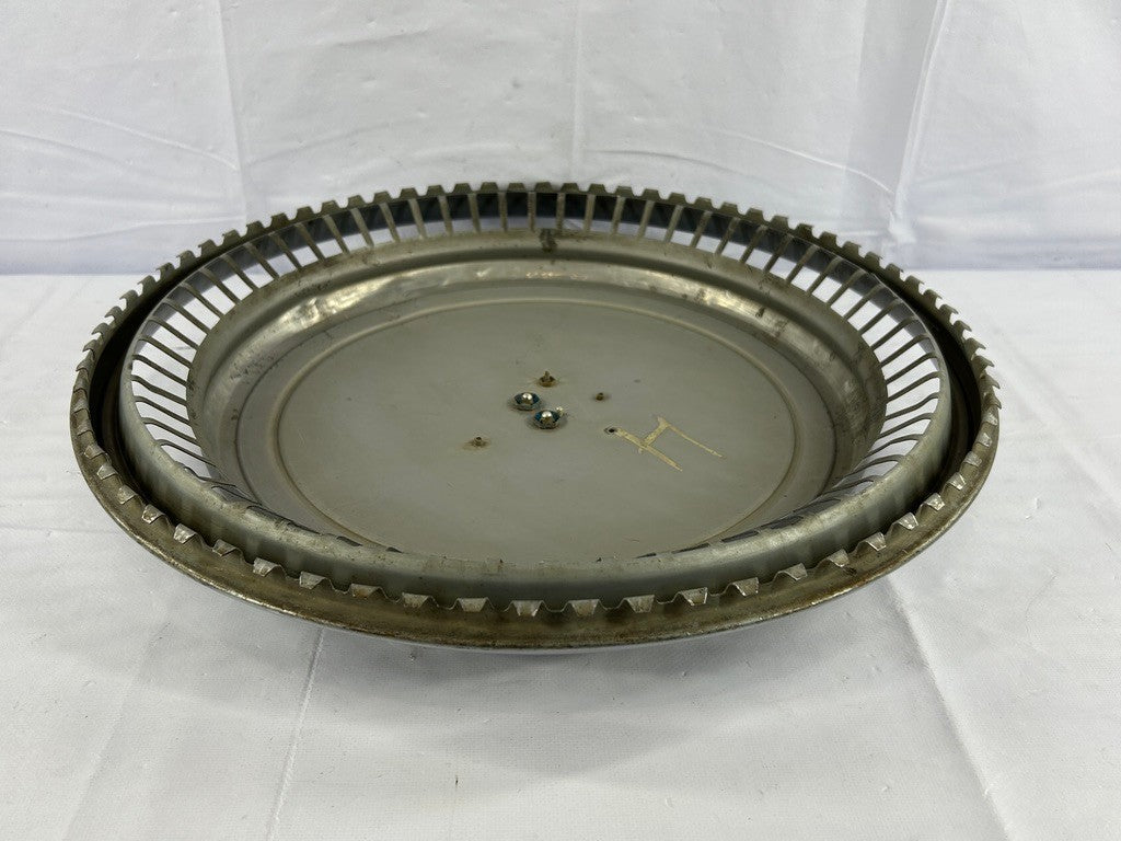 1970s Cadillac Eldorado Hubcap Yellow OEM