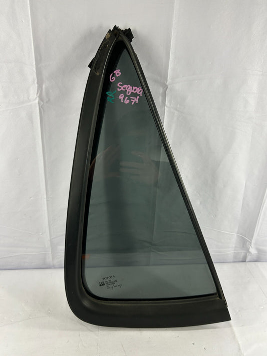 2001-2007 Toyota Sequoia Rear Right Door Quarter Window Glass OEM 68123-0C020