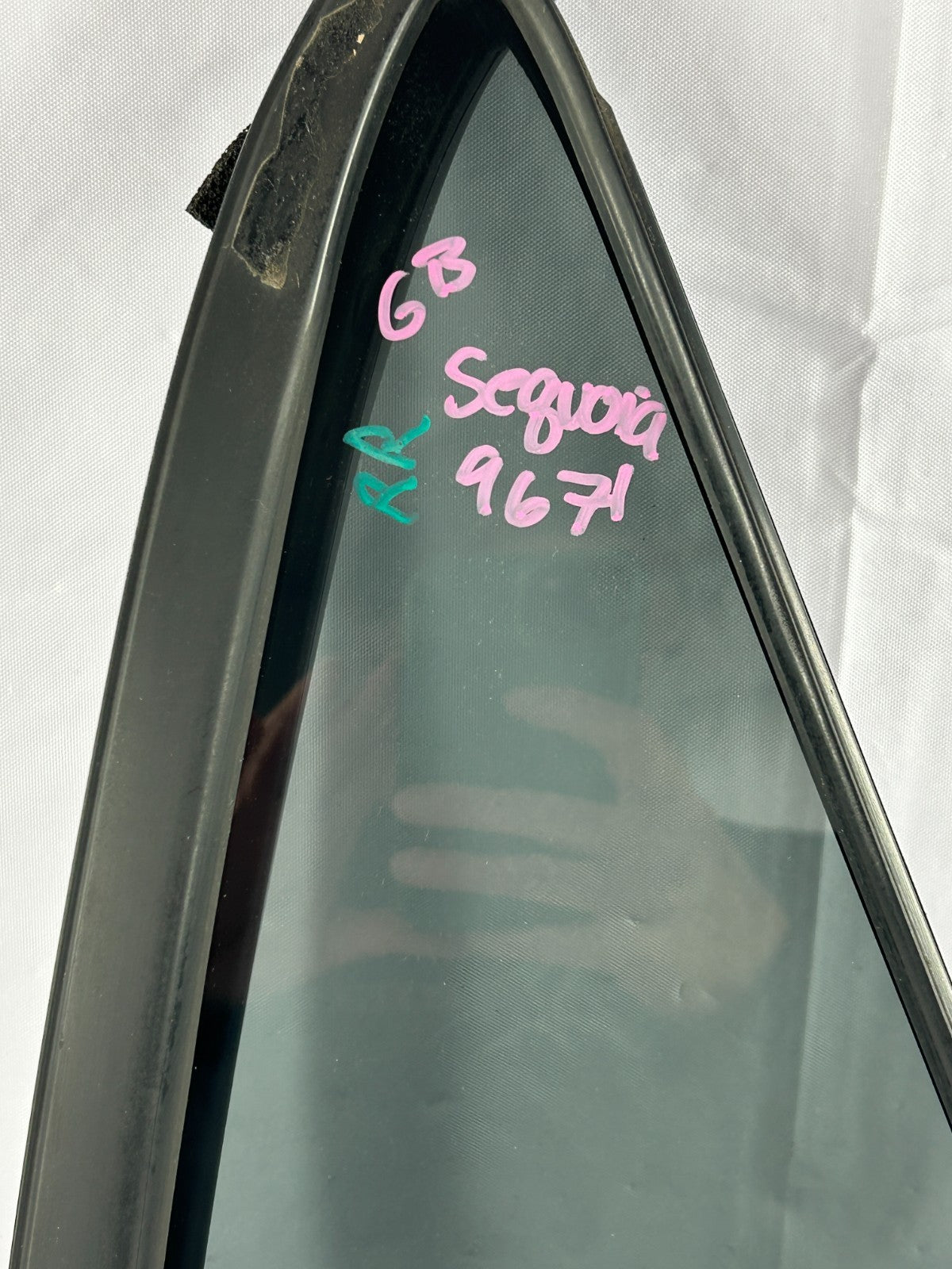 2001-2007 Toyota Sequoia Rear Right Door Quarter Window Glass OEM 68123-0C020