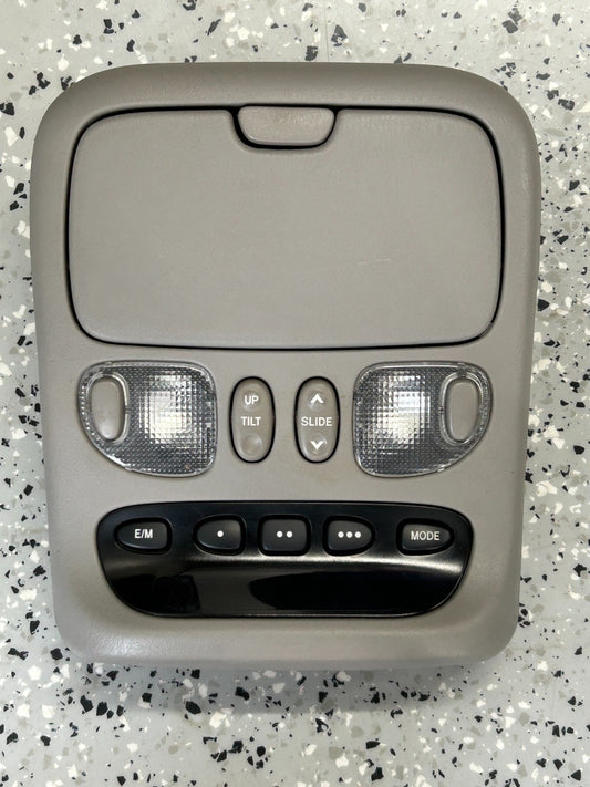 2004-2007 Toyota Sequoia Overhead Dome Map Light Gray Sunroof OEM 63650-0C100-B0