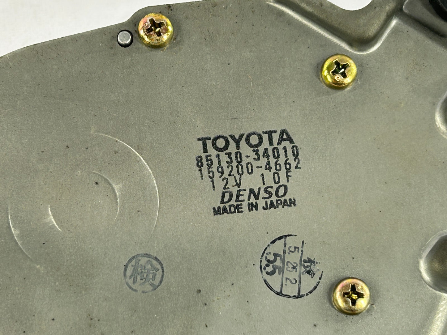 2001-2007 Toyota Sequoia Rear Tailgate Hatch Window Wiper Motor OEM 85130-34010