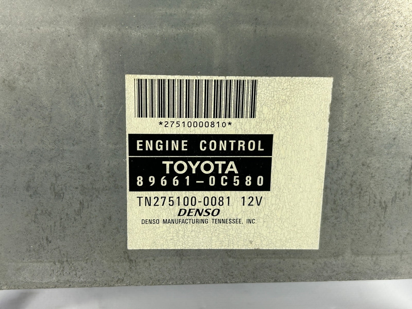 2004-2006 Toyota Sequoia ECM ECU 4.7L RWD Engine Control Module OEM 89661-0C580