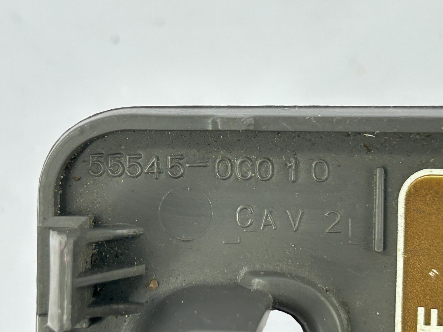 01-07 Toyota Sequoia Dash Panel Fuse Box Trim Cover Lid Gray OEM 55545-0C010-B0