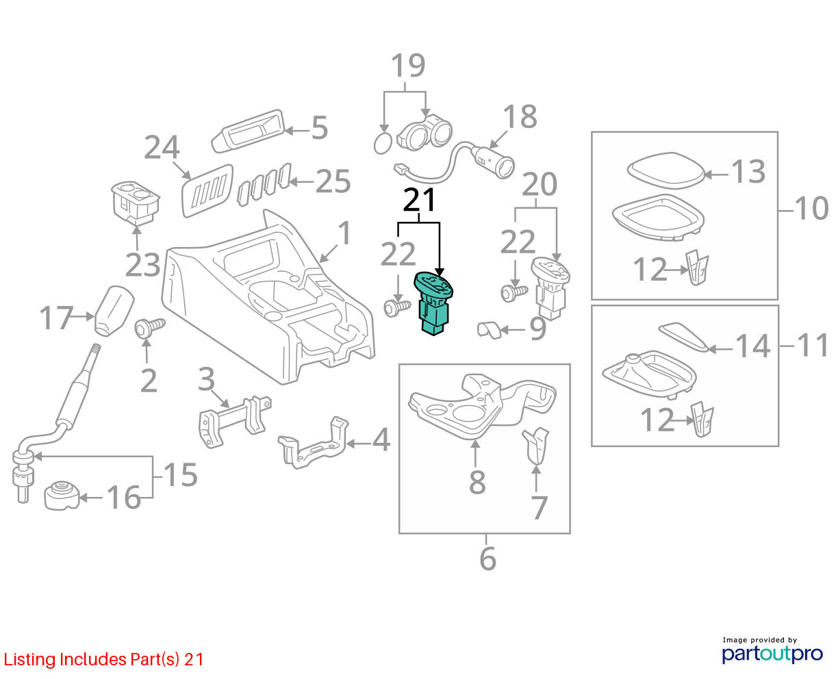 2001-2007 Toyota Sequoia Left Driver Side Seat Heater Switch OEM 84751-0C020