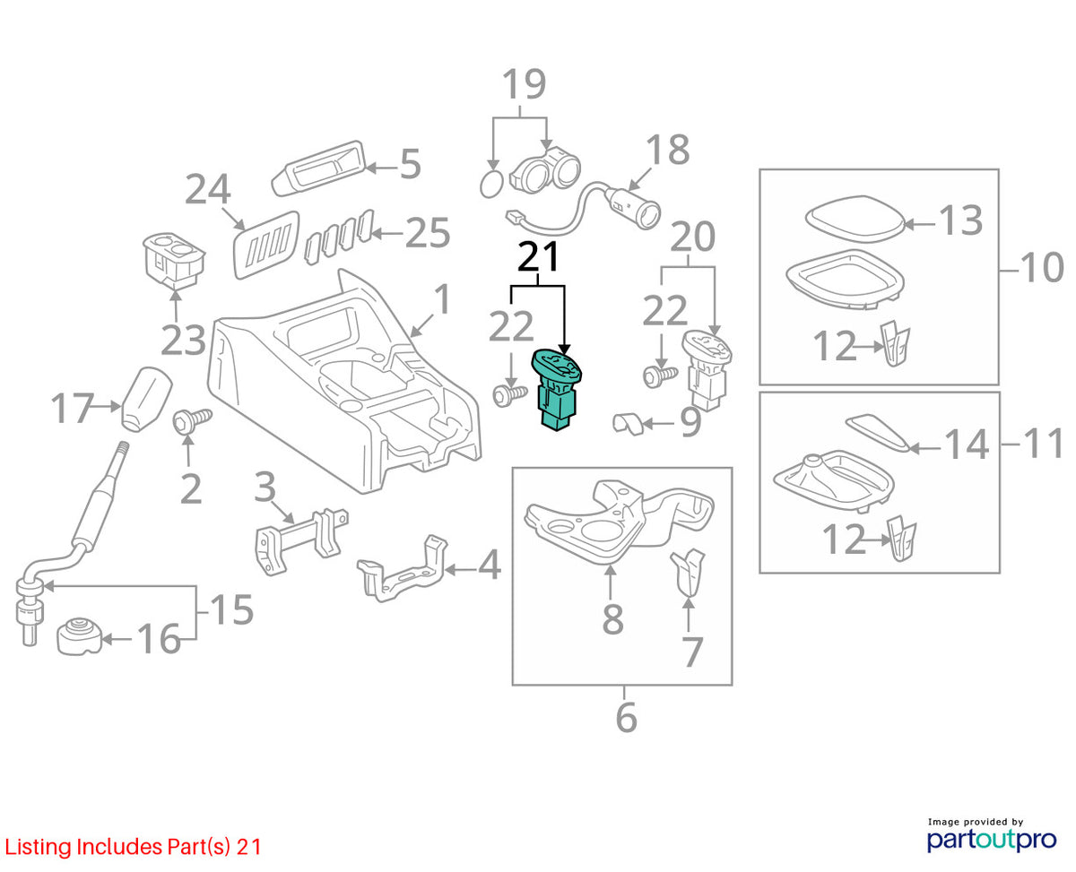 2001-2007 Toyota Sequoia Left Driver Side Seat Heater Switch OEM 84751-0C020