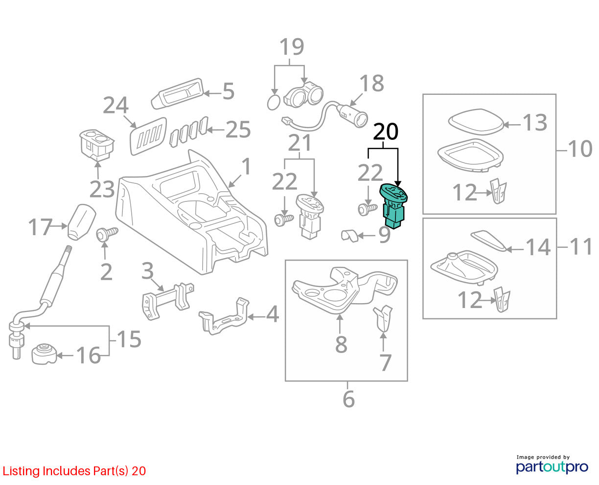01-07 Toyota Sequoia Right Passenger Side Seat Heater Switch OEM 84751-0C010