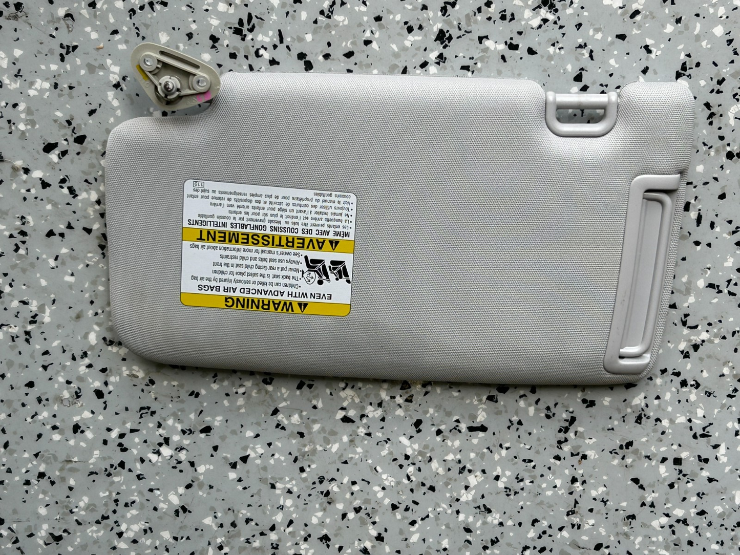 2014-2016 Subaru Forester Right Passenger Side Sun Visor Assy OEM 92011SG040LO