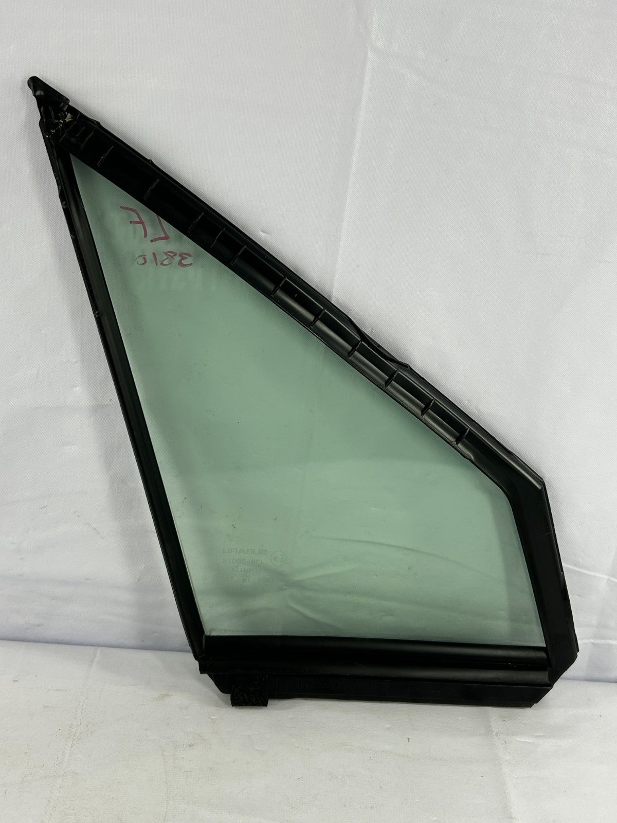 2014-2016 Subaru Forester Front Left Door Partition Window OEM 61284SG010