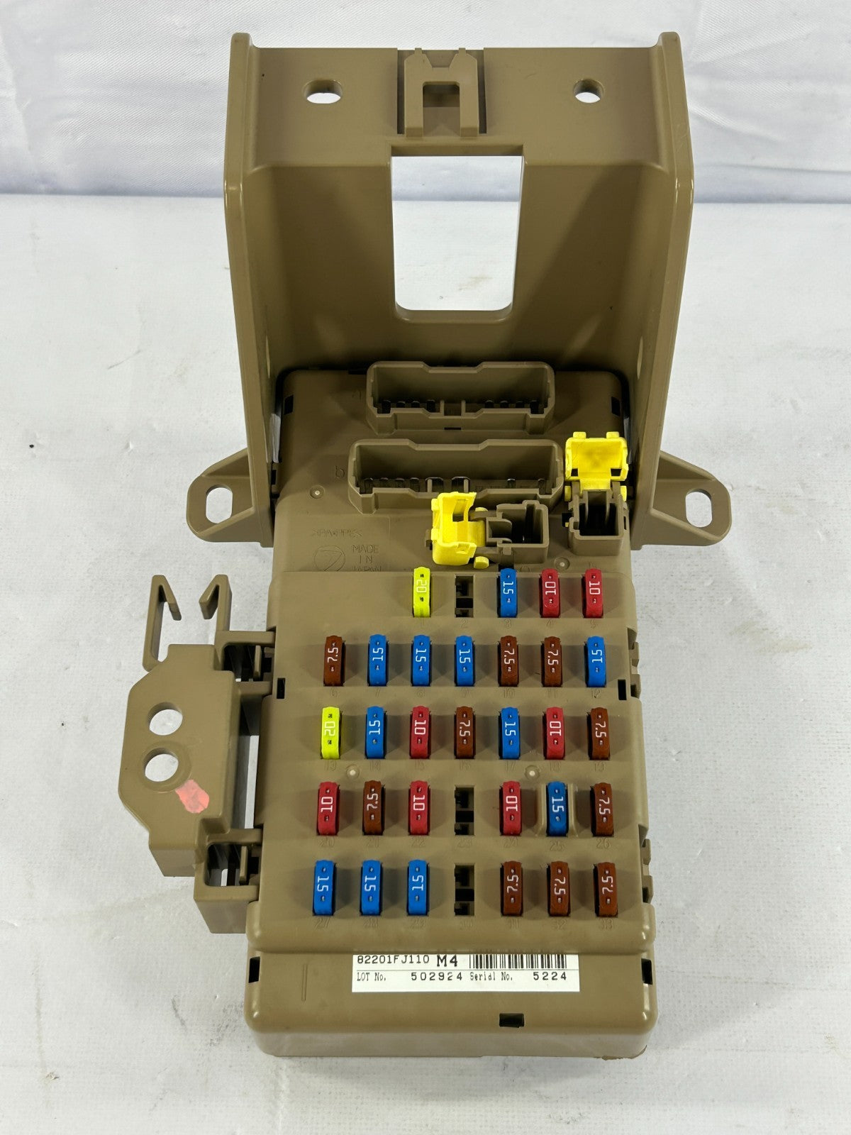 2014-2016 Subaru Forester Dash Fuse Block Box Panel Assembly OEM 82201FJ110