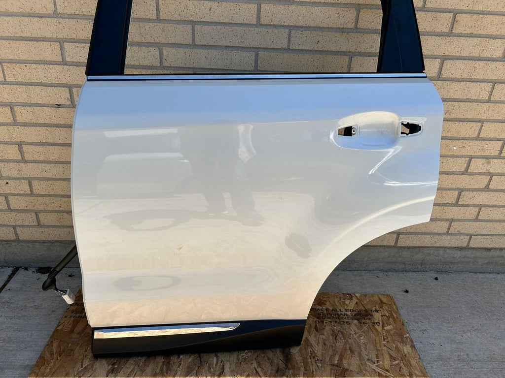 2014-2018 Subaru Forester Left Rear Door Shell White Satin Pearl 37J OEM