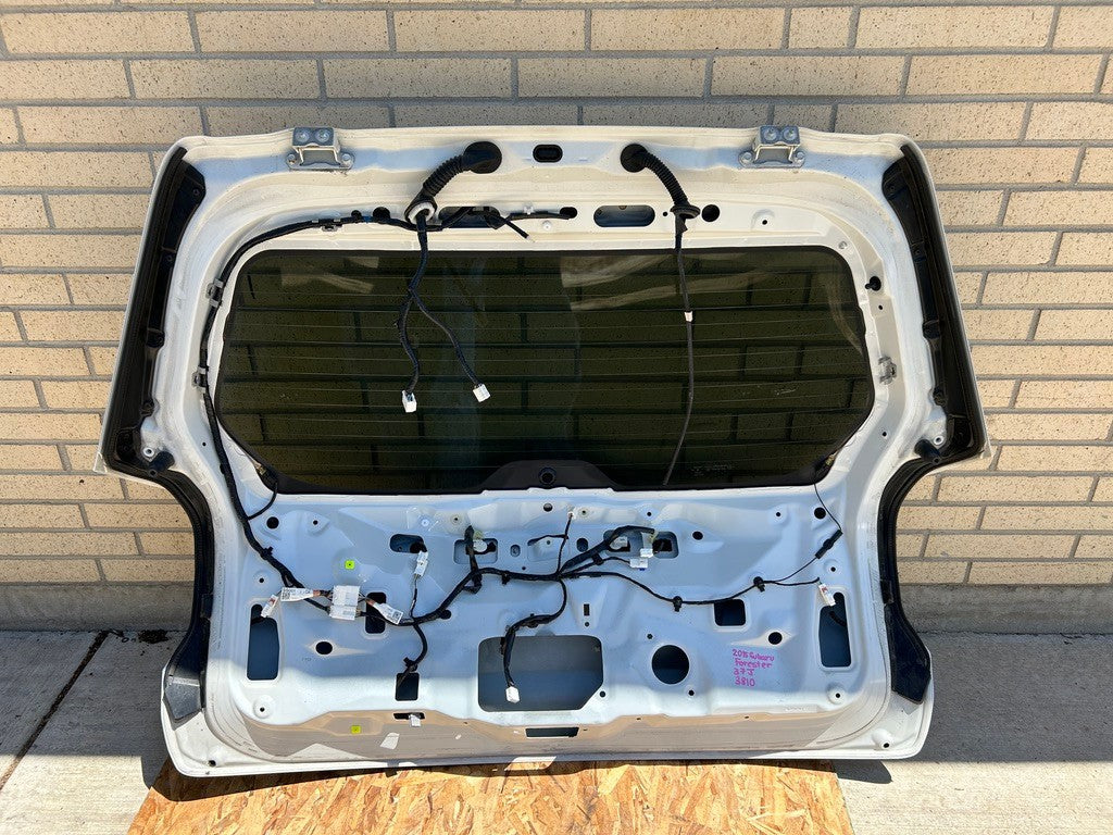 2014-2018 Subaru Forester Liftgate Motorized Lift With Spoiler SHELL ONLY White