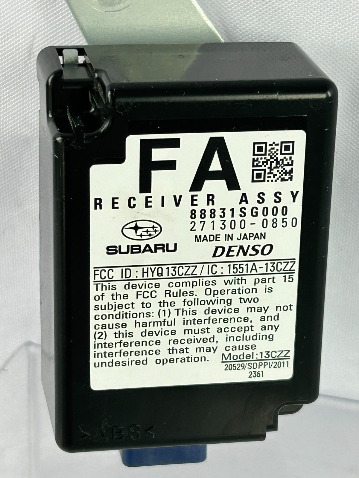 2014-2016 Subaru Forester Keyless Entry Receiver OEM 88831SG000