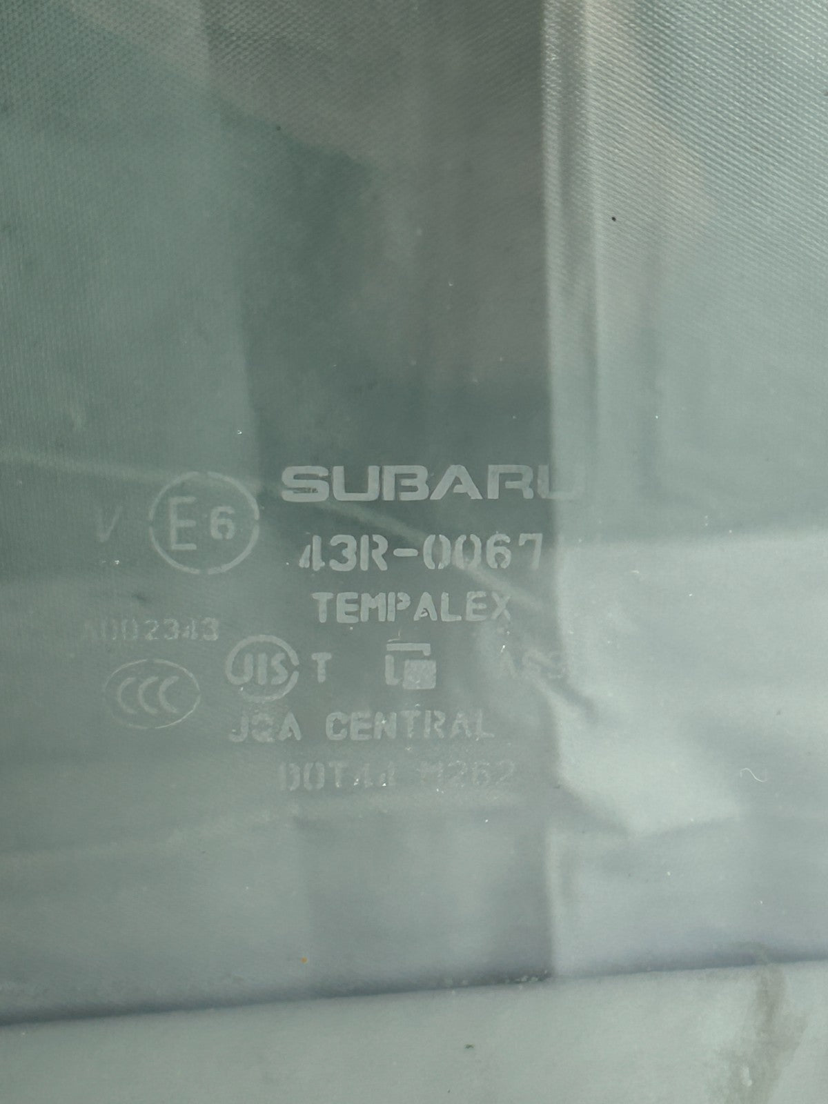 2014-2016 Subaru Forester Rear Left Side Door Glass Window OEM 62011SG031