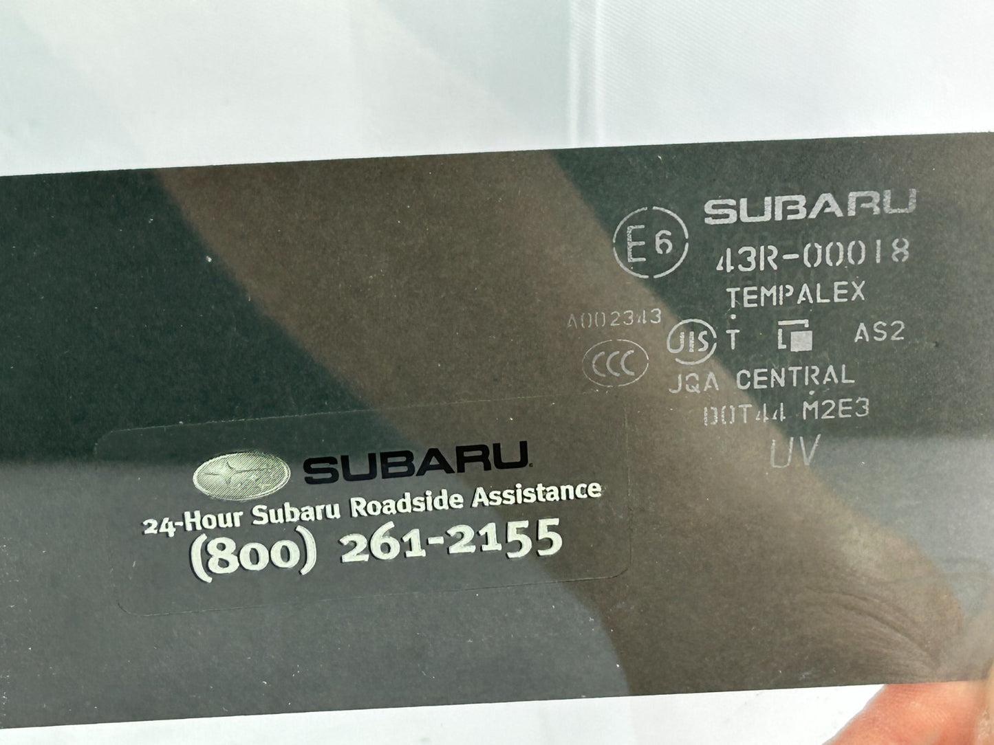 2014-2016 Subaru Forester Front Left Side Door Window Glass OEM 61011SG010