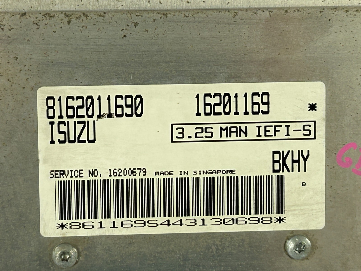 1994-1995 Isuzu Trooper ECM ECU Engine Control Module Unit OEM 8162011690