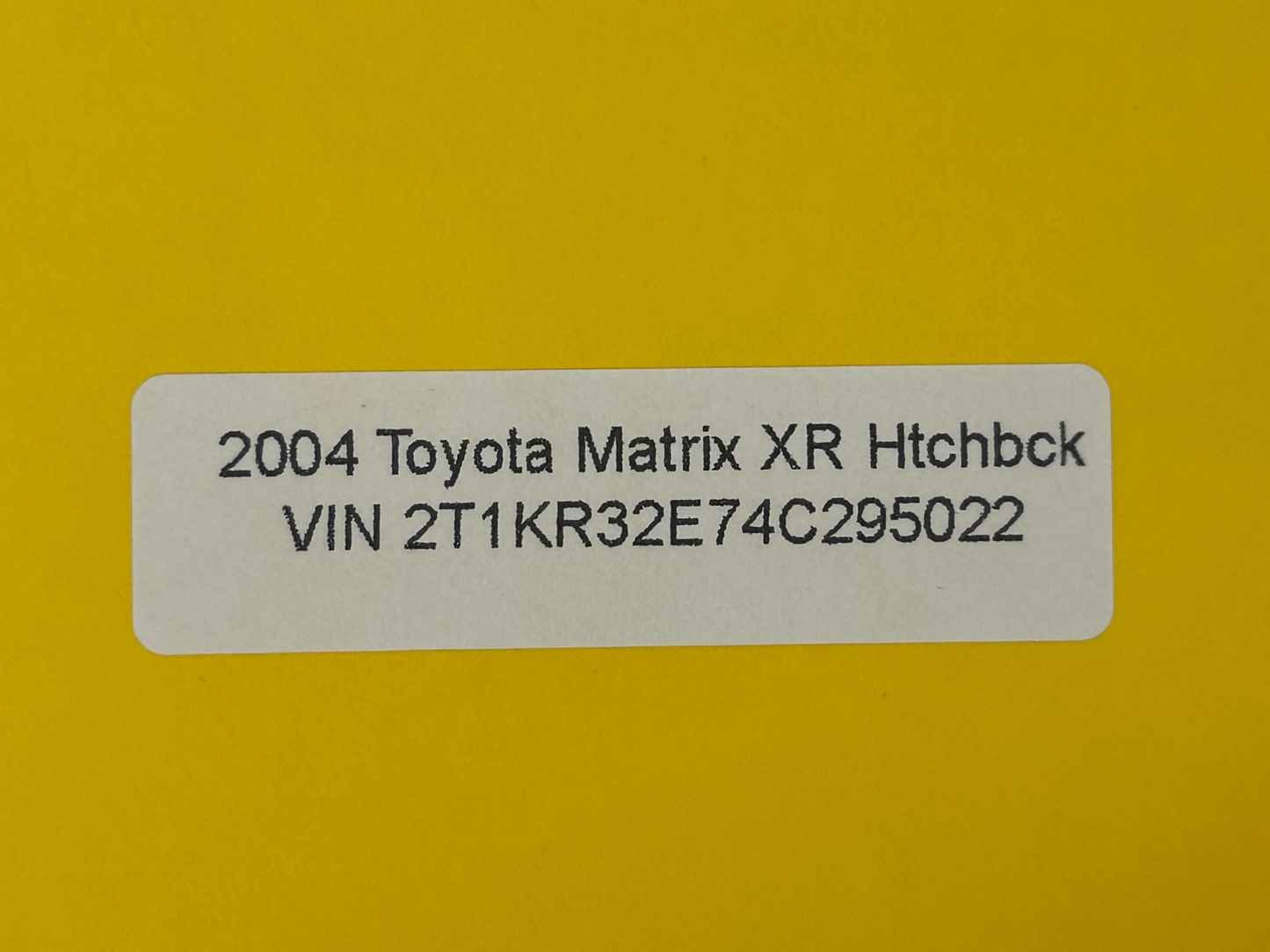 2004 Toyota Corolla Matrix Cruise Control Actuator OEM 88002-02020