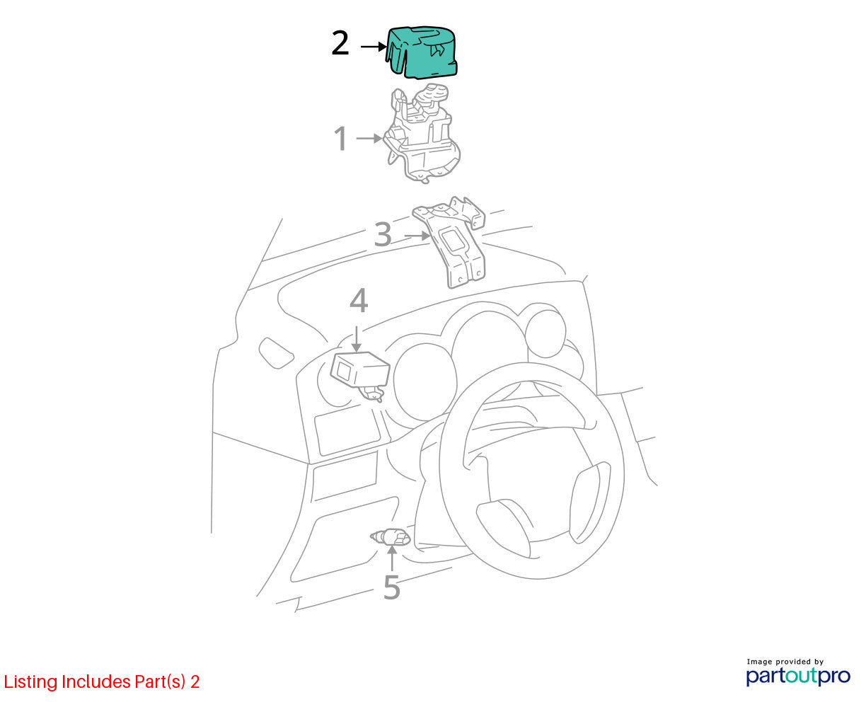 2003-2007 Toyota Matrix Cruise Control Actuator Cover OEM 88212-02010