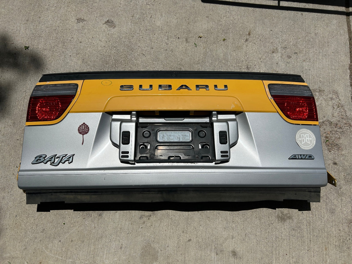 2003-2006 Subaru Baja Trunk Tailgate Hatch Complete Baja Yellow 23Y OEM