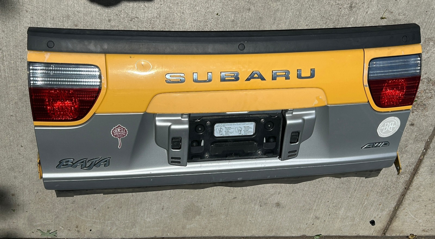 2003-2006 Subaru Baja Trunk Tailgate Hatch Complete Baja Yellow 23Y OEM