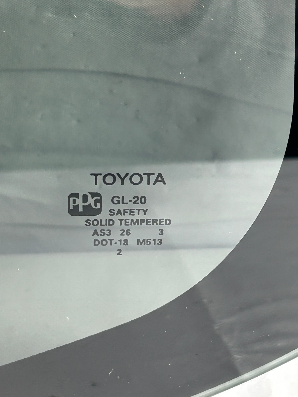 2000-2006 Toyota Tundra Extended Cab Left Rear Door Window Glass