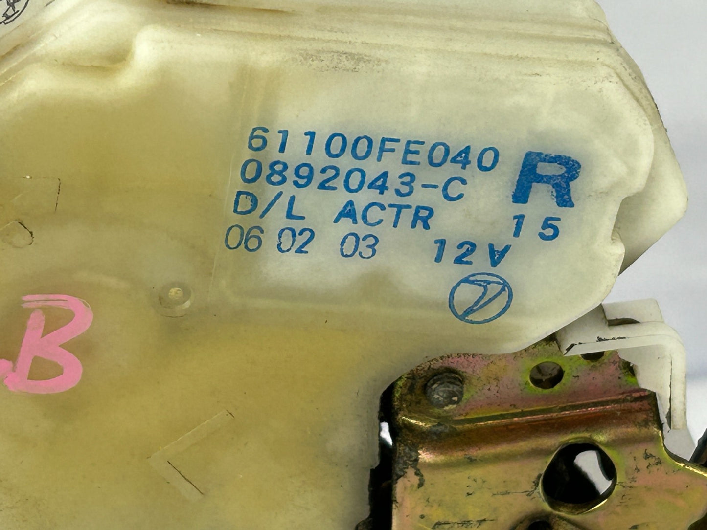 02-07 Subaru Impreza or WRX Rear Right Door Lock Actuator OEM 61100FE040