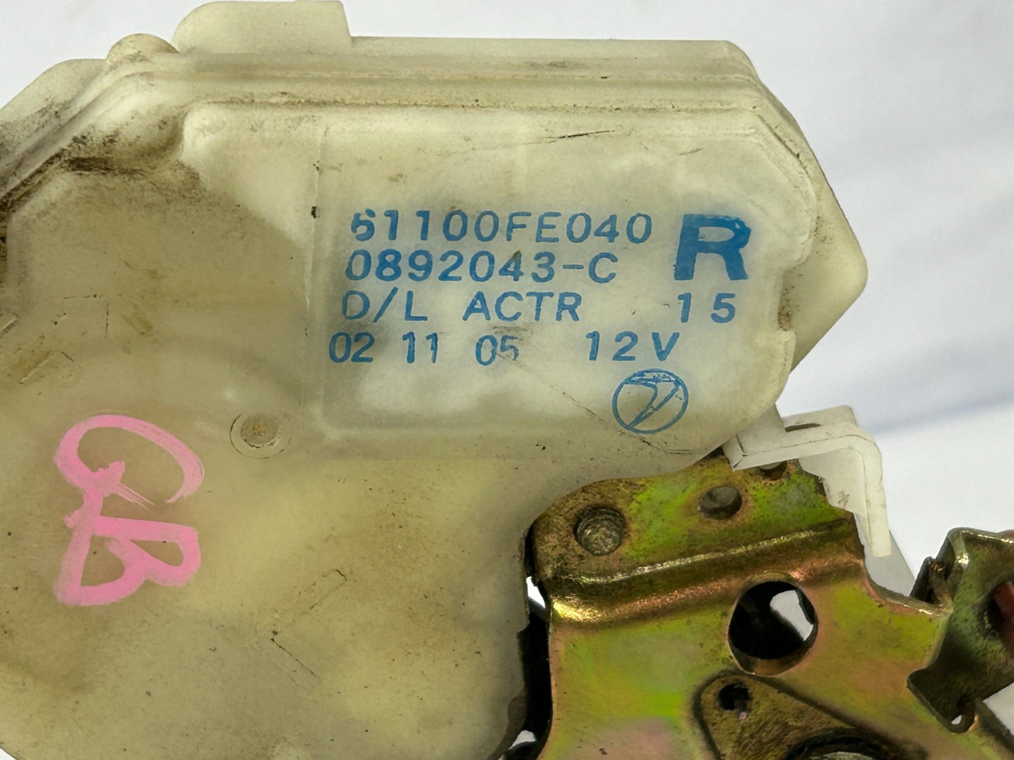 2002-2007 Subaru Impreza or WRX Rear Right Door Lock Actuator OEM 61100FE040