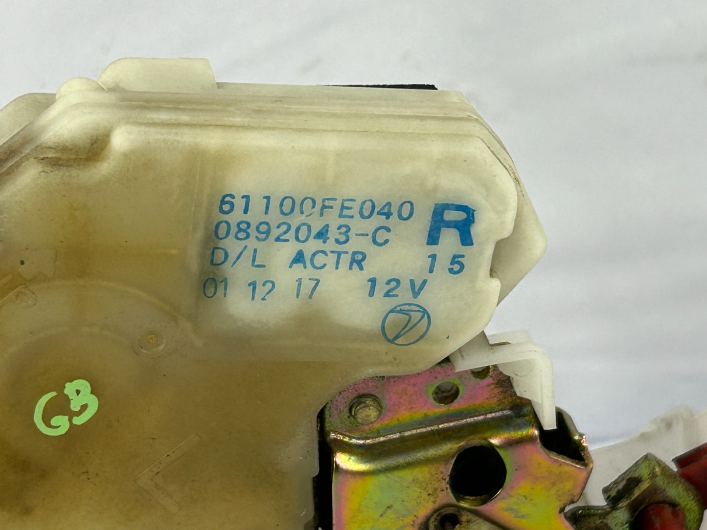 2002-2007 Subaru Impreza Rear Right Door Lock Actuator Assy OEM 61035FE001
