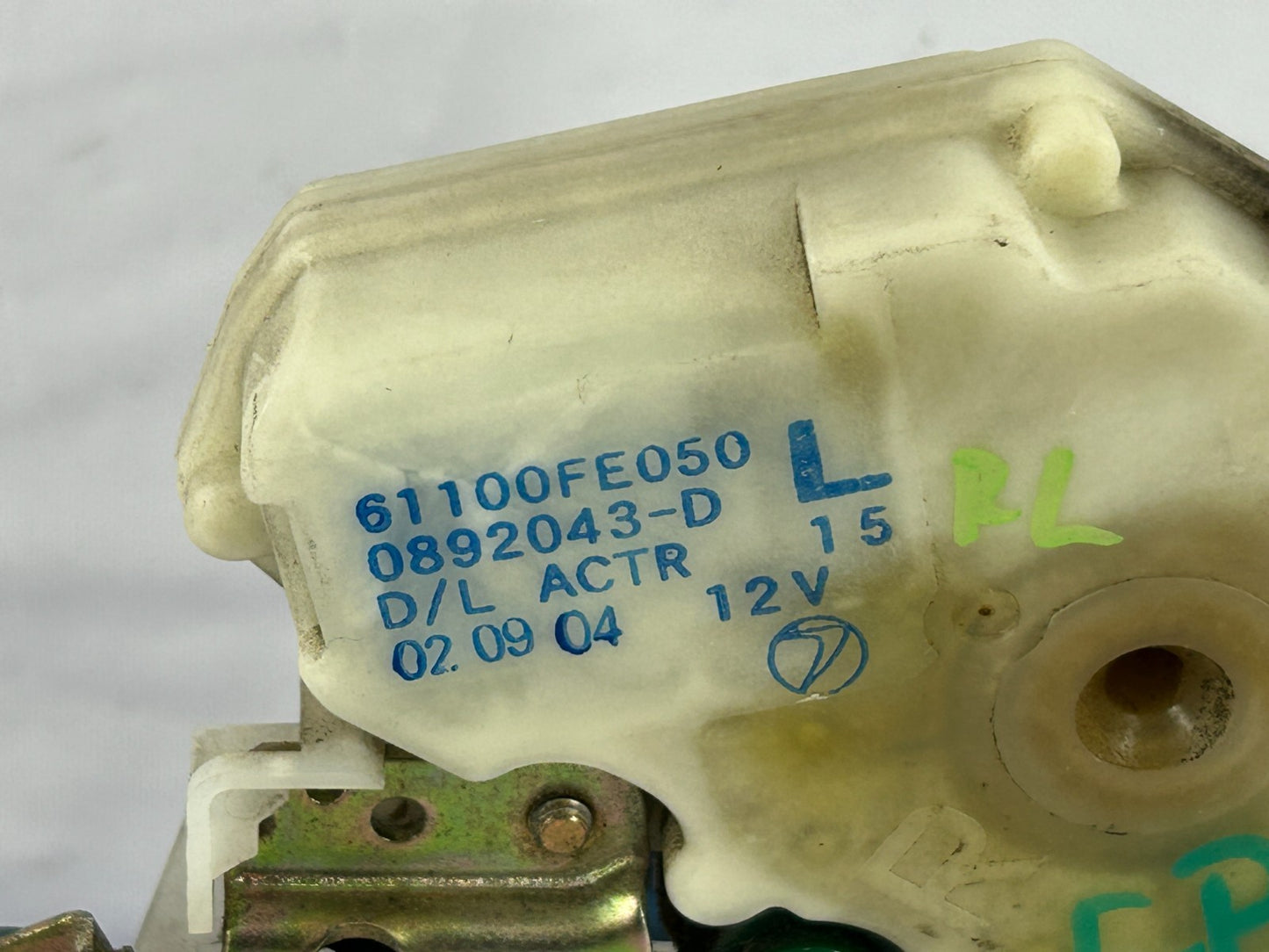 2002-2007 Subaru Impreza Rear Left Driver Side Door Lock Actuator OEM 61100FE050