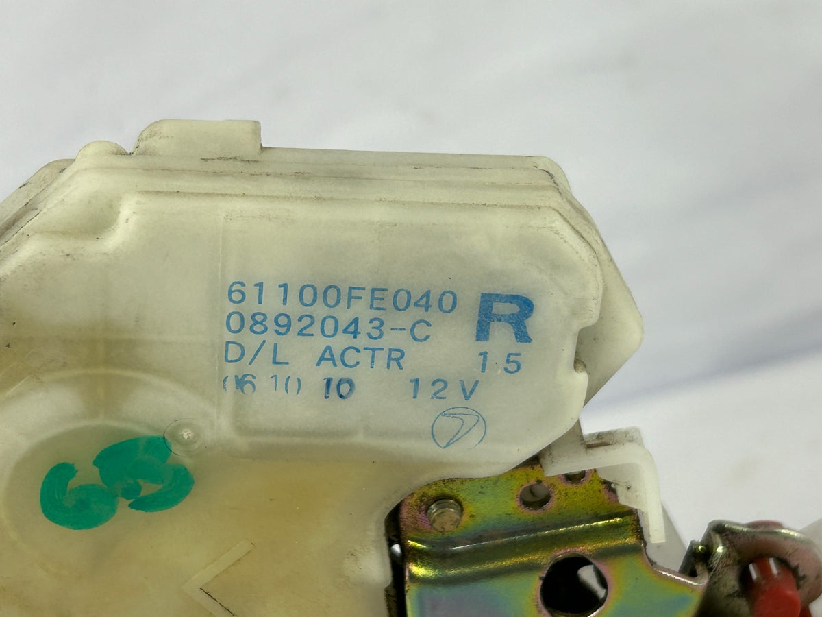 2002-2007 Subaru Impreza or WRX Rear Right Door Lock Actuator OEM 61100FE040