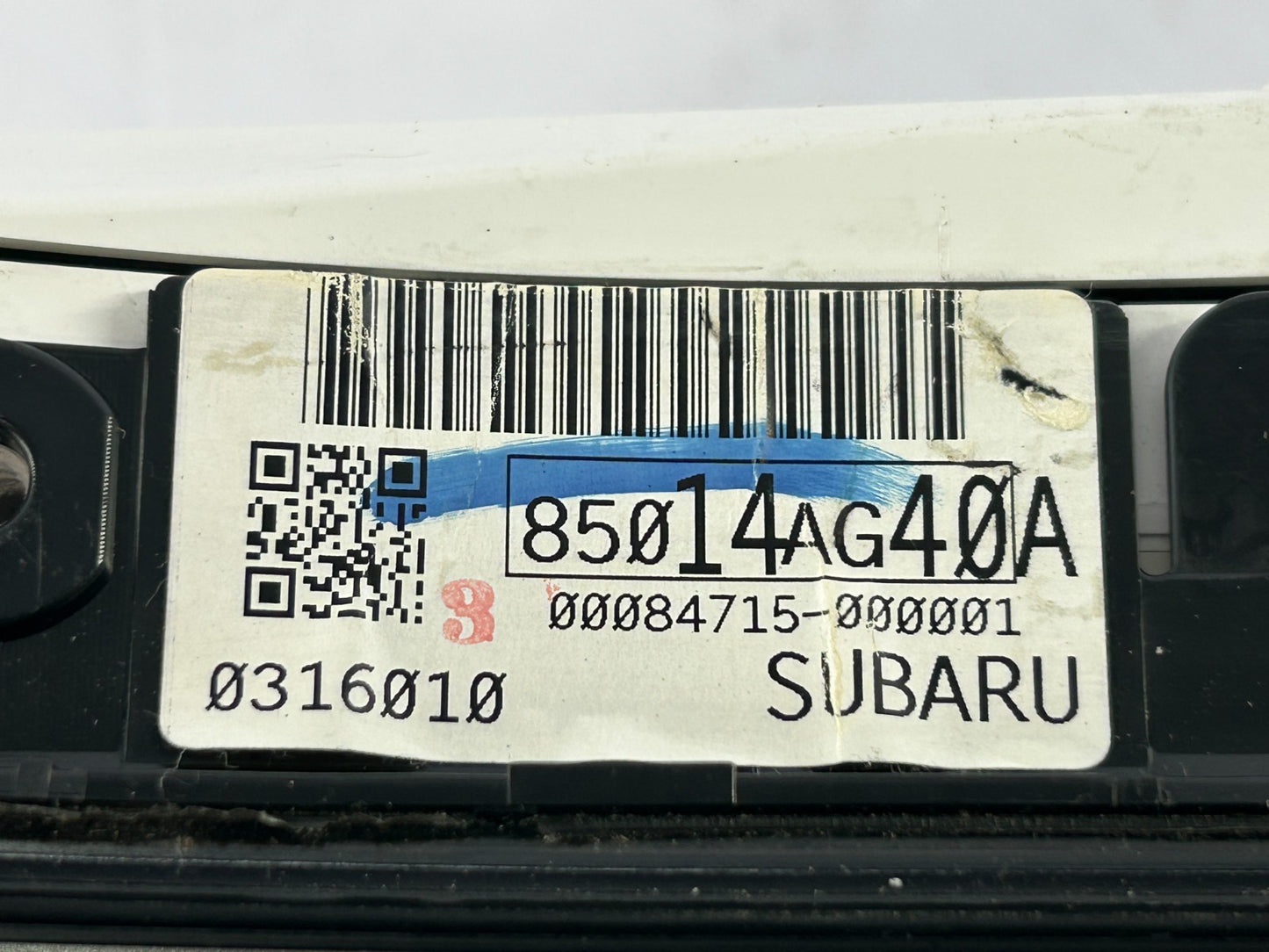 2007 Subaru Outback Speedometer Instrument Cluster OEM 85014AG40A
