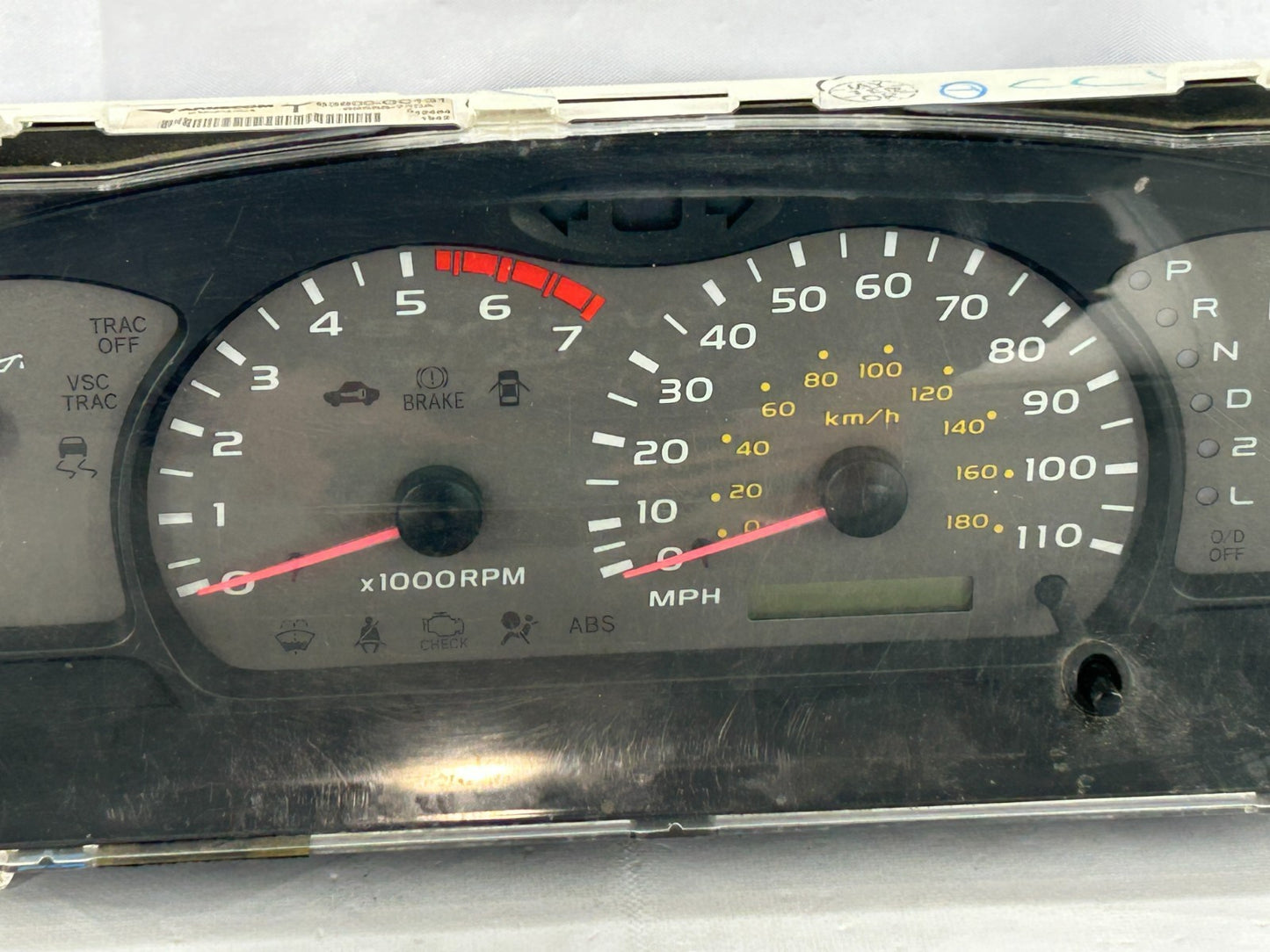 01-04 Toyota Sequoia Speedometer Instrument Cluster 328K Miles OEM 83800-0C131