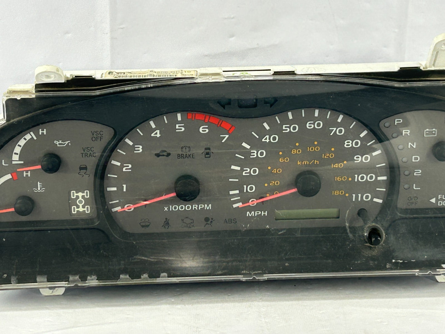 01-07 Toyota Sequoia Speedometer Instrument Cluster 324K Miles OEM 83800-0C110