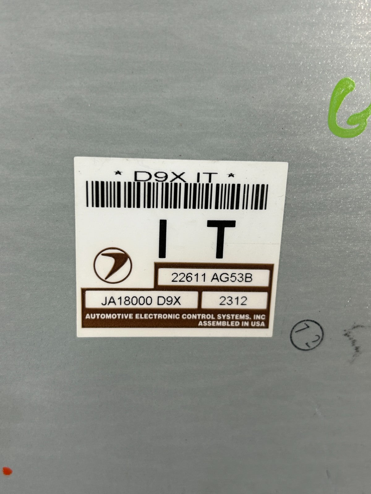 2002 Subaru Legacy Outback 2.5L ECU ECM Engine Control Module OEM 22611AG53B