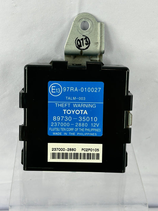 2003-2009 Toyota 4Runner Theft Warning Computer Module Unit OEM 89730-35010