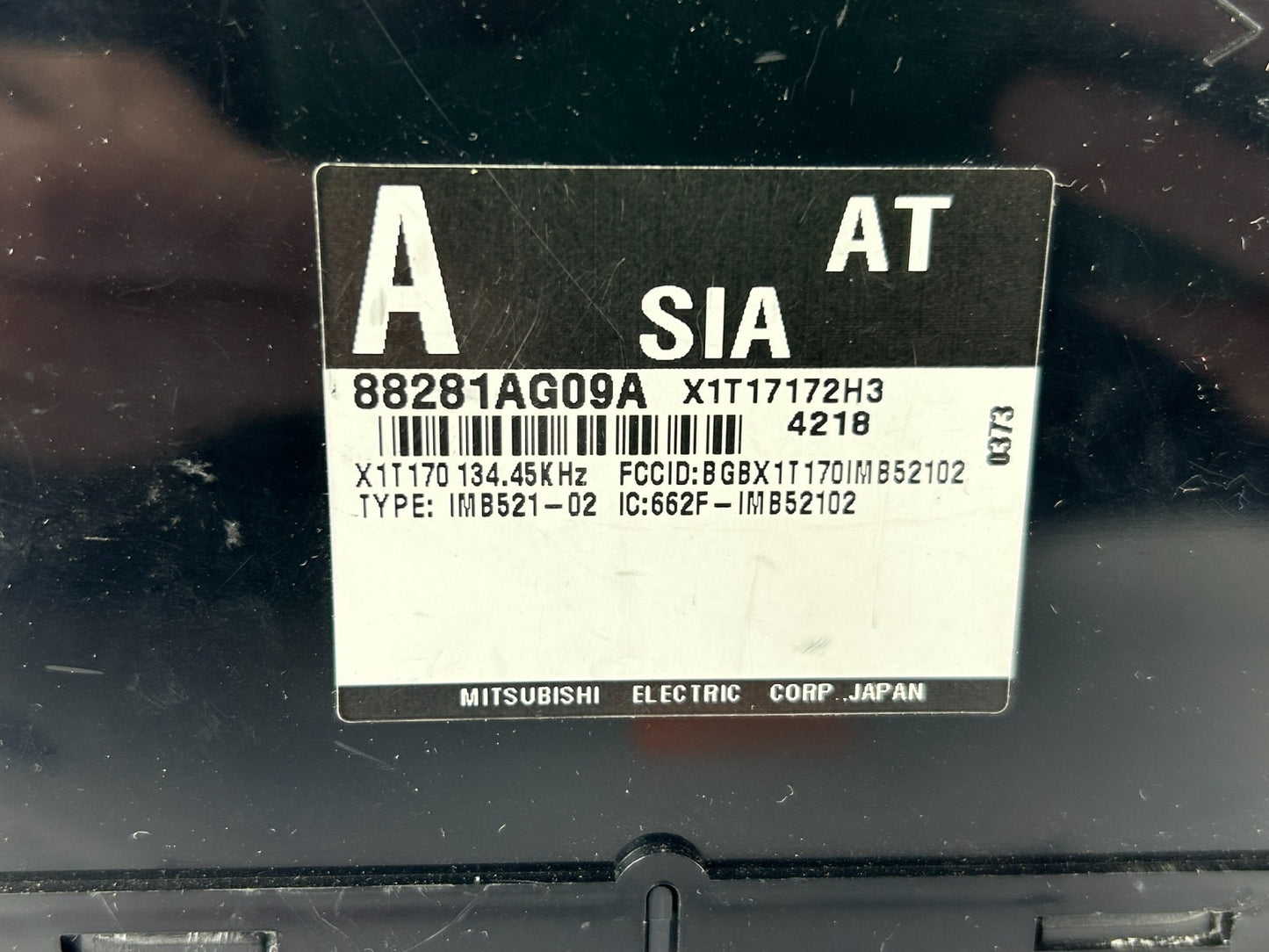 2005 Subaru Outback AT Theft Locking Integrated Control Unit OEM 88281AG09A