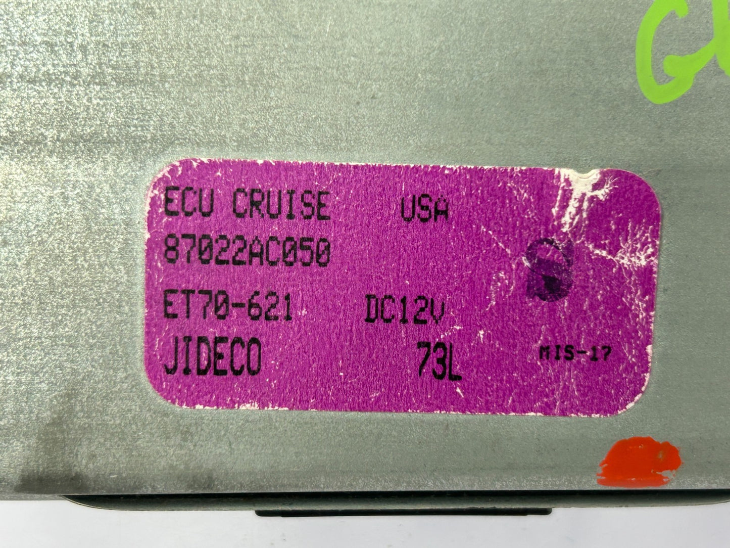 1996-1998 Subaru or Legacy Outback ECU Cruise Control Module Unit OEM 87022AC050