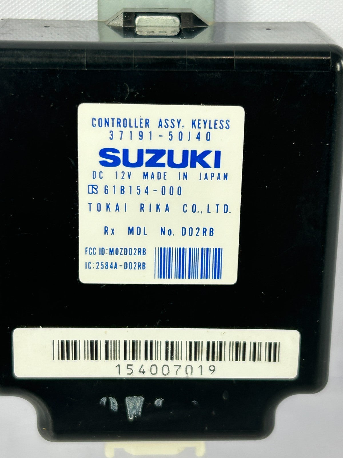 2003 Suzuki XL-7 Keyless Entry Locking Control Module OEM 37191-50J40