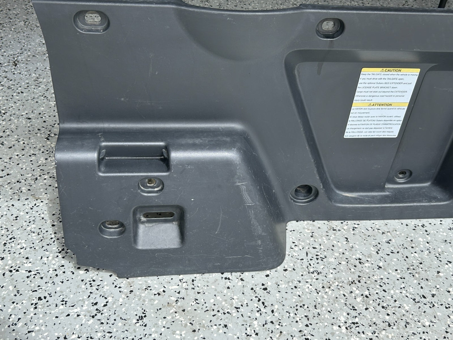 2003-2006 Subaru Baja Right Side Luggage Tray Storage Pocket Trim OEM 91101AE02A